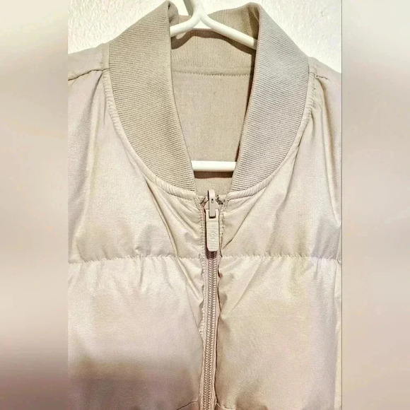 LULULEMON Roam Far Waterproof Wool Down Bomber Dual Jacket Sz 8 Porcelain Pink - Picture 9 of 13